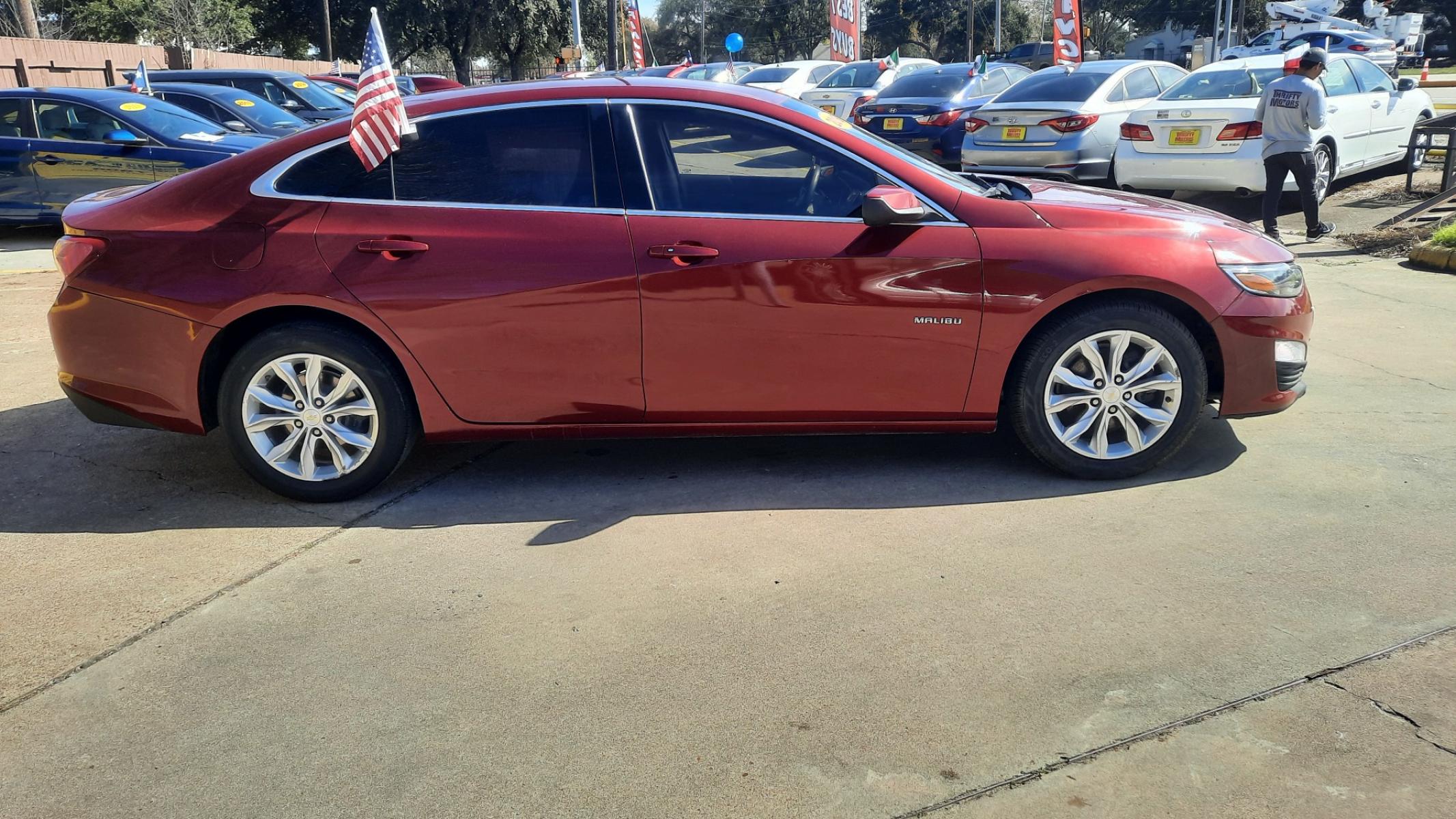 2019 Chevrolet Malibu (1G1ZD5STXKF) , located at 16710 Clay Rd., Houston, TX, 77084, (281) 859-7900, 29.834864, -95.656166 - Photo #1